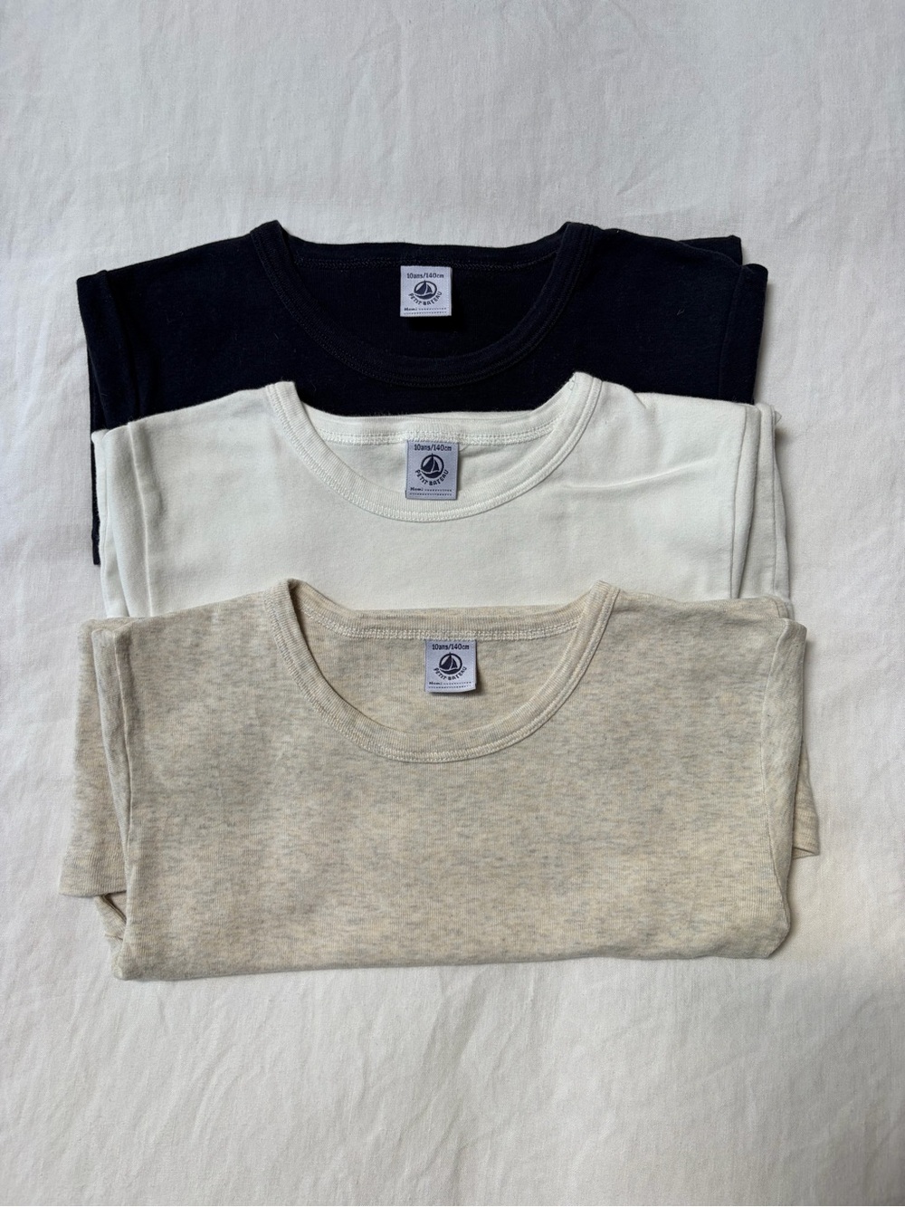 Petit Bateau Boys Tshirts - set of 3